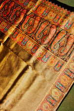 Banarasi Black Blended Moonga Silk Saree