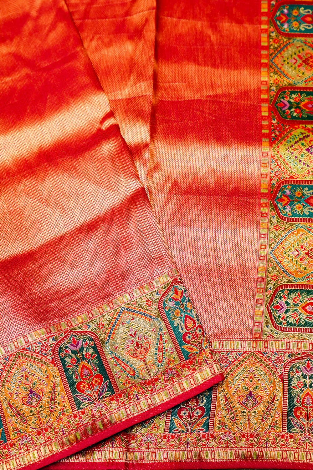 Banarasi Pink Blended Moonga Silk Saree
