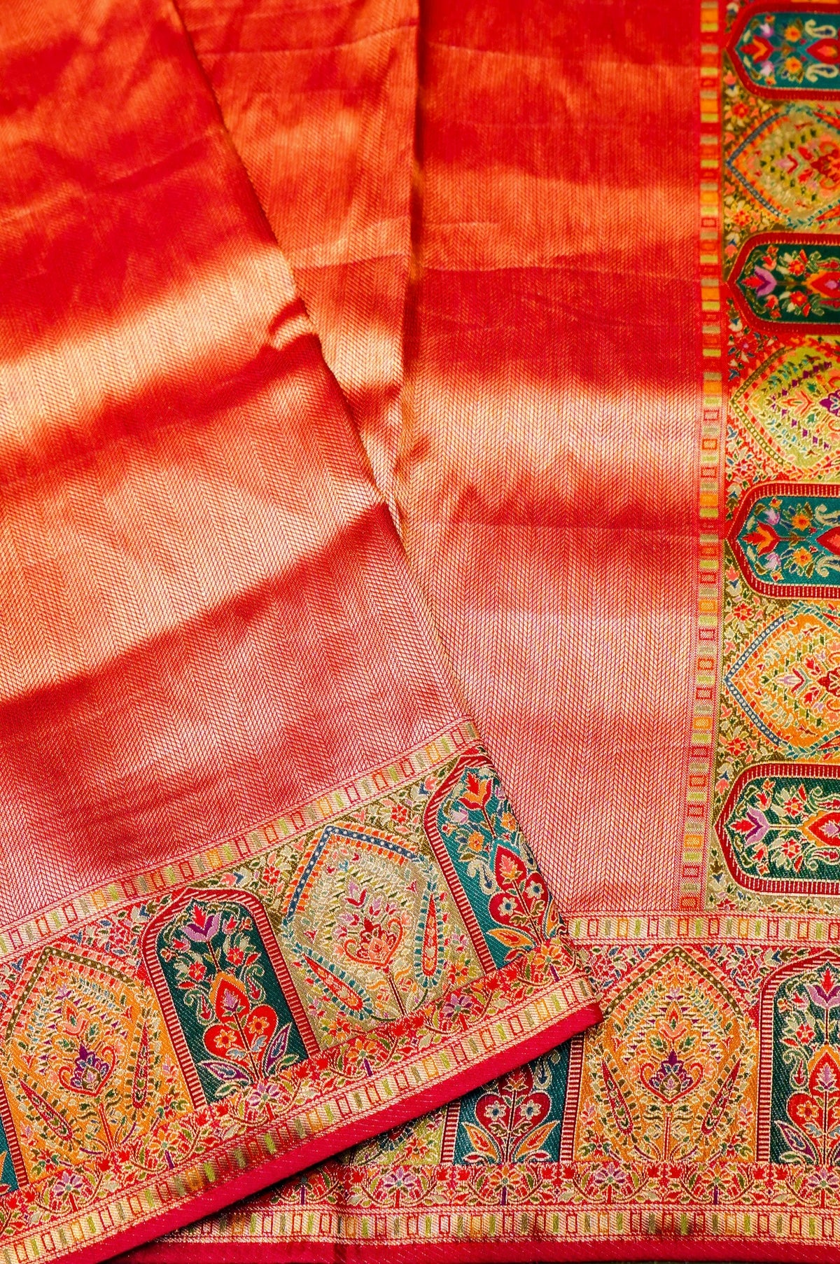 Banarasi Pink Blended Moonga Silk Saree