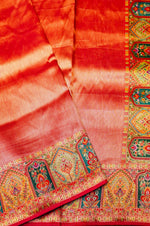 Banarasi Pink Blended Moonga Silk Saree