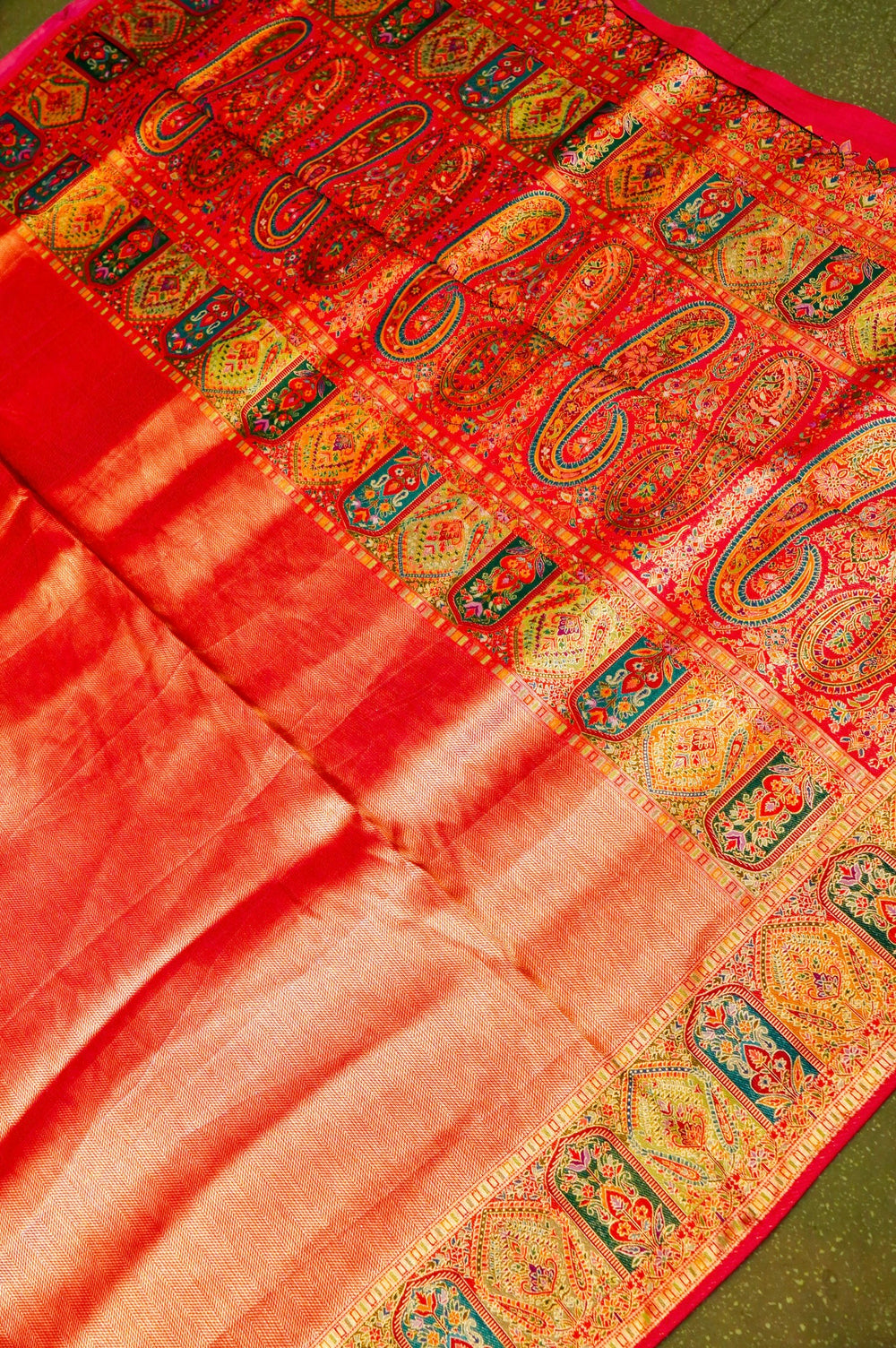Banarasi Pink Blended Moonga Silk Saree