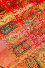Banarasi Pink Blended Moonga Silk Saree