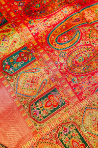 Banarasi Pink Blended Moonga Silk Saree