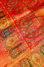 Banarasi Pink Blended Moonga Silk Saree