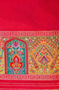 Banarasi Pink Blended Moonga Silk Saree