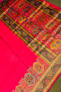 Banarasi Pink Blended Moonga Silk Saree
