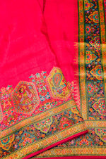 Banarasi Pink Blended Moonga Silk Saree