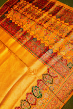 Banarasi Golden Blended Moonga Silk Saree