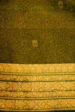 Banarasi Light Green Blended Tissue Georgette Saree