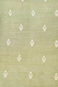 Designer Pista Green Moonga Silk Suit