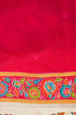 Banarasi White Blended Moonga Silk Saree