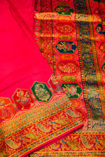 Banarasi Pink Blended Moonga Silk Saree