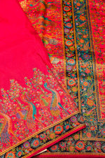 Banarasi Pink Blended Moonga Silk Saree