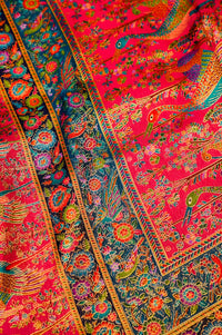 Banarasi Pink Blended Moonga Silk Saree