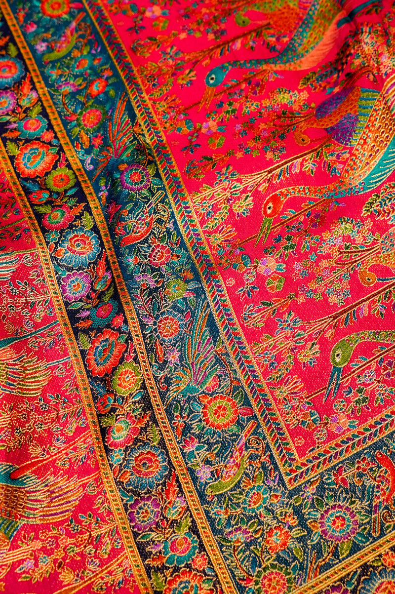 Banarasi Pink Blended Moonga Silk Saree