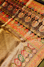 Banarasi Black Blended Moonga Silk Saree
