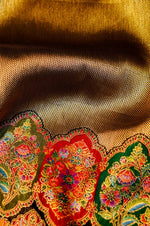 Banarasi Black Blended Moonga Silk Saree