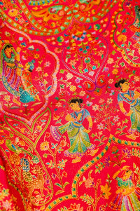 Banarasi Pink Blended Moonga Silk Saree