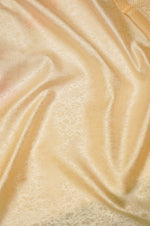 Handwoven Off White Banarasi Blended Silk Saree