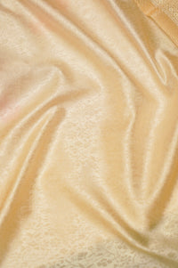 Handwoven Off White Banarasi Blended Silk Saree
