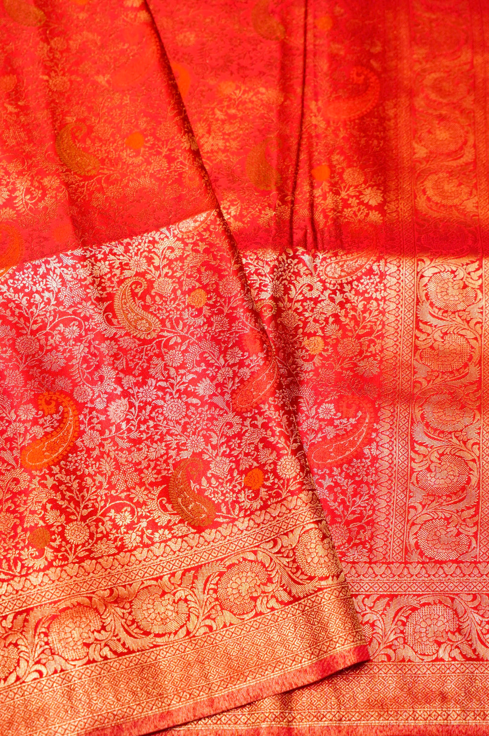 Handwoven Pink Banarasi Blended Silk Saree