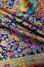 Banarasi Blue Blended Moonga Silk Saree