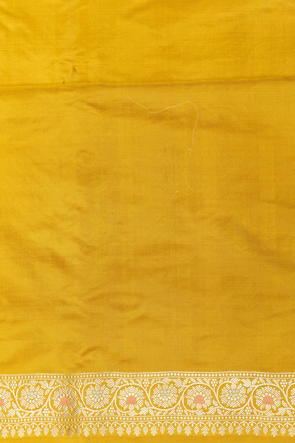 Honey Yellow Meenakari Katan Silk Handwoven Banarasi Saree