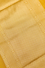 Honey Yellow Jamdani Katan Silk Handwoven Banarasi Saree