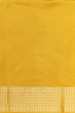 Honey Yellow Jamdani Katan Silk Handwoven Banarasi Saree