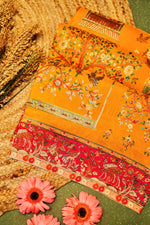 Banarasi Yellow Blended Moonga Silk Saree
