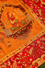 Banarasi Yellow Blended Moonga Silk Saree