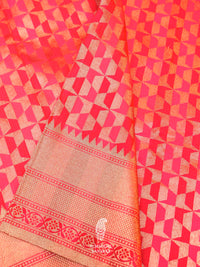 Banarasi Red Blended SIlk Saree