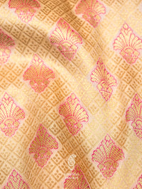 Banarasi Cream Blended  Silk Saree