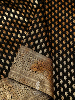 Banarasi Black Blended Silk Saree