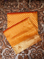 Banarasi Mustard Blended Silk Saree