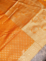 Banarasi Mustard Blended Silk Saree