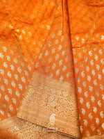 Banarasi Mustard Blended Silk Saree
