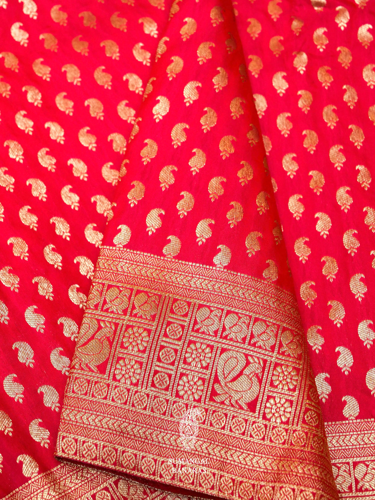 Banarasi Pink Blended Silk Saree