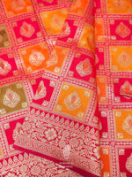 Banarasi Pink Blended Katan Silk Saree