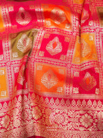 Banarasi Pink Blended Katan Silk Saree