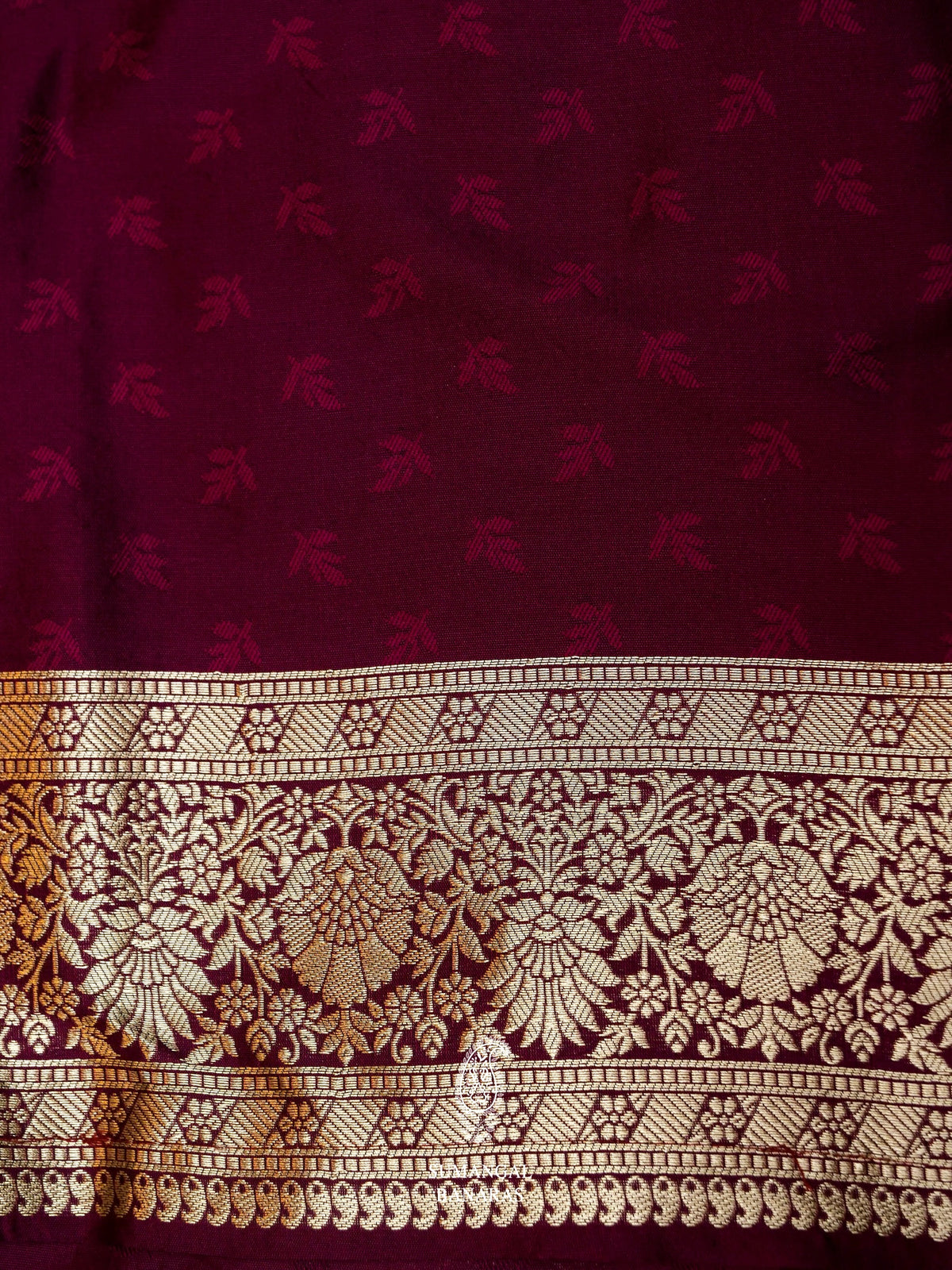 Banarasi Magenta Blended Silk Saree