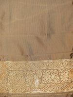 Banarasi Biege Blended Katan Silk Saree