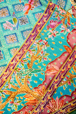 Banarasi Sea Green Blended Moonga Silk Saree