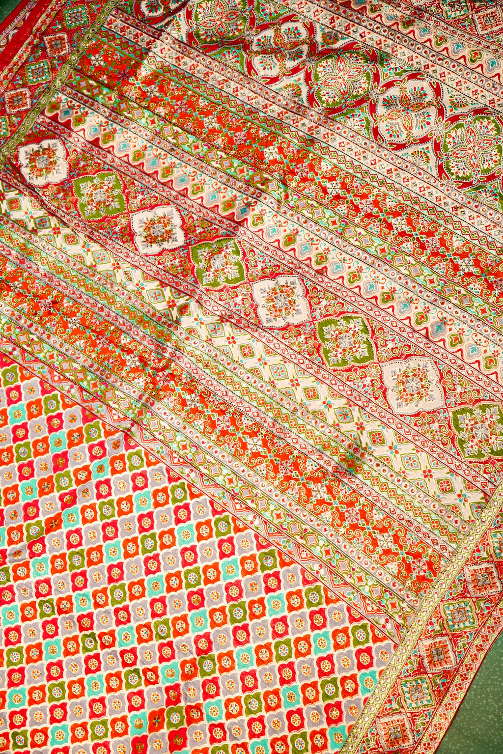 Banarasi Multi Color Blended Moonga Silk Saree