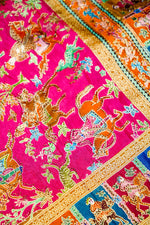 Banarasi Pink Blended Moonga Silk Saree