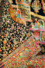 Banarasi Black Blended Moonga Silk Saree