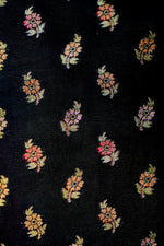 Banarasi Black Blended Moonga Silk Saree