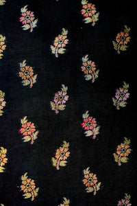 Banarasi Black Blended Moonga Silk Saree