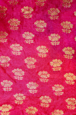 Banarasi Green Blended Moonga Silk Saree