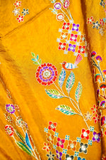Banarasi Yellow Blended Moonga Silk Saree